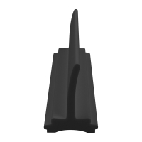 3D Modell der Lippendichtung LP005 in schwarz für Fenster.