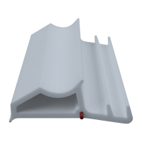 3D Modell der SZ003 Stahlzargendichtung in grau für...