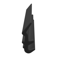 3D Modell der Lippendichtung LP046 in schwarz für Fenster.