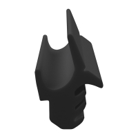 3D Modell der Stahlzargendichtung SZ051 in schwarz...