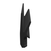 3D Modell der Lippendichtung LP065 in schwarz für Fenster.