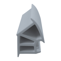 3D Modell der Stahlzargendichtung SZ062 in grau für senkrechte Nuten zum Tüblatt.