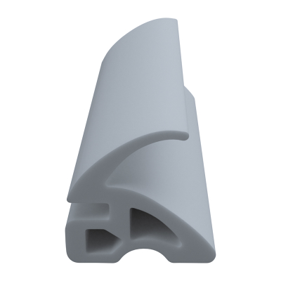3D Modell der Lippendichtung LP097 in grau für Fenster.