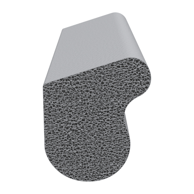 Muster - Moosgummidichtung MG010 | grau | ca. 10 cm