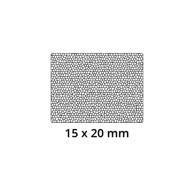 Muster - Moosgummidichtung MG017 | grau | ca. 10 cm