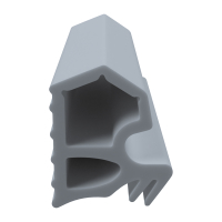 3D Modell der Stahlzargendichtung SZ148 in grau für seitliche Nuten zum Tüblatt.