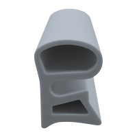 3D Modell der Stahlzargendichtung SZ185 in grau für seitliche Nuten zum Tüblatt.