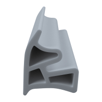 3D Modell der Stahlzargendichtung SZ193 in grau für seitliche Nuten zum Tüblatt.