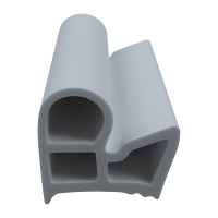 3D Modell der Stahlzargendichtung SZ203 in grau für seitliche Nuten zum Tüblatt.
