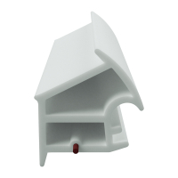 3D Modell der Stahlzargendichtung SZ156 in weiß...