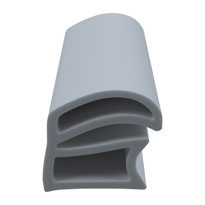 3D Modell der Stahlzargendichtung SZ224 in grau für seitliche Nuten zum Tüblatt.