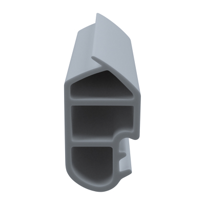 3D Modell der Stahlzargendichtung SZ247 in grau für senkrechte Nuten zum Tüblatt.