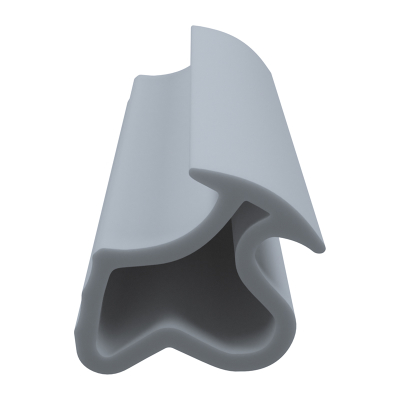 3D Modell der Stahlzargendichtung SZ263 in grau für senkrechte Nuten zum Tüblatt.