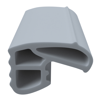 3D Modell der Stahlzargendichtung SZ292 in grau für senkrechte Nuten zum Tüblatt.