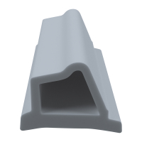 3D Modell der Stahlzargendichtung SZ305 in grau für senkrechte Nuten zum Tüblatt.