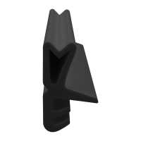 3D Modell der Flügelfalzdichtung FF039 in schwarz...