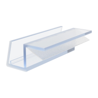 Duschdichtung DD032 | 8 - 10 mm Glasstärke | transparent | Länge 2500 mm