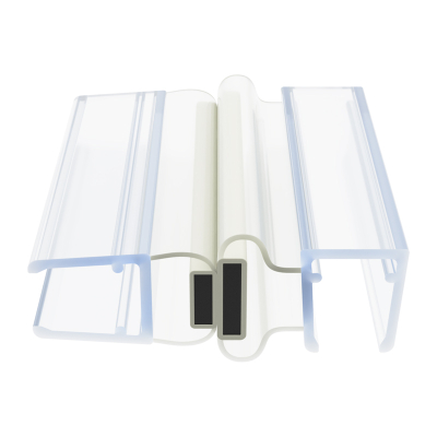 Duschdichtung DD035 | transparent | 90 Grad | Länge 2010 mm | mit Magnet