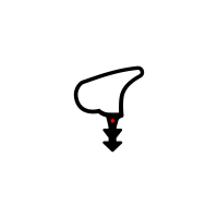 Zeichnung des Dichtungsprofils der Zimmertürdichtung...