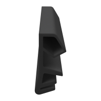 3D Modell der Flügelfalzdichtung FF091 in schwarz...