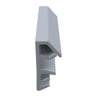 3D Modell der Flügelfalzdichtung FF087 in grau...