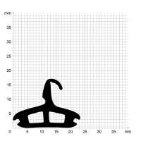 Zeichnung des Dichtungsprofils der Mitteldichtung MI228...