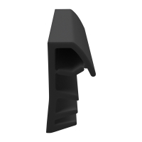 3D Modell der Flügelfalzdichtung FF075 in schwarz...