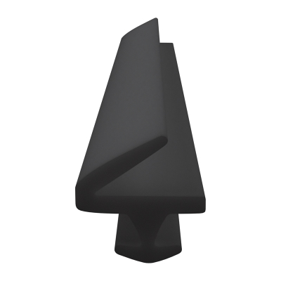 3D Modell der Lippendichtung LP491 in schwarz für Fenster.