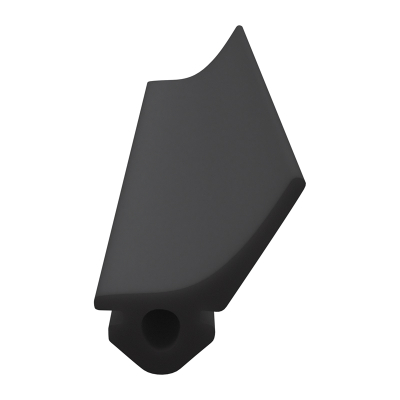 3D Modell der Lippendichtung LP502 in schwarz für Fenster.