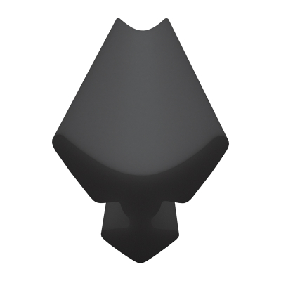 3D Modell der Lippendichtung LP520 in schwarz für Fenster.