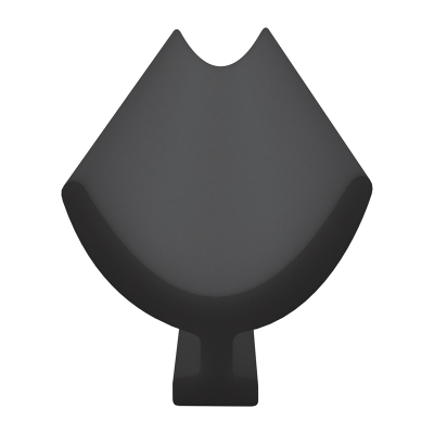 3D Modell der Lippendichtung LP521 in schwarz für Fenster.